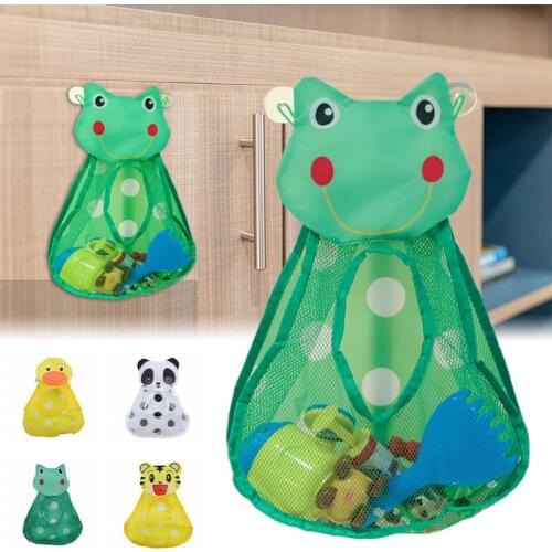 Childrens Toy Storage Bag Cartoon Animal Head Baby Playing Water Toy Organizing Bag Door Debris Hanging Bag