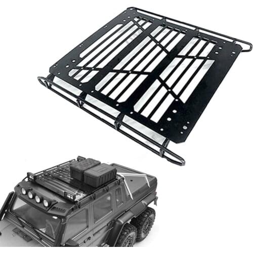 RC Metal Roof Luggage Rack for -6 G63 -4 G500 Buggy Trucks DIY Accs