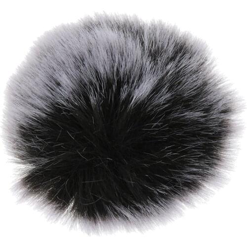 Mini Lavalier Microphone Windscreen - Outdoor Wind Shield Mic Windshield Muff Fur Fit for Interview Microphone