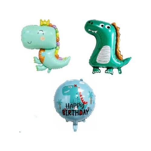 Cartoon Cute Dinosaur Shaped Balloon Aluminum Helium Balloon