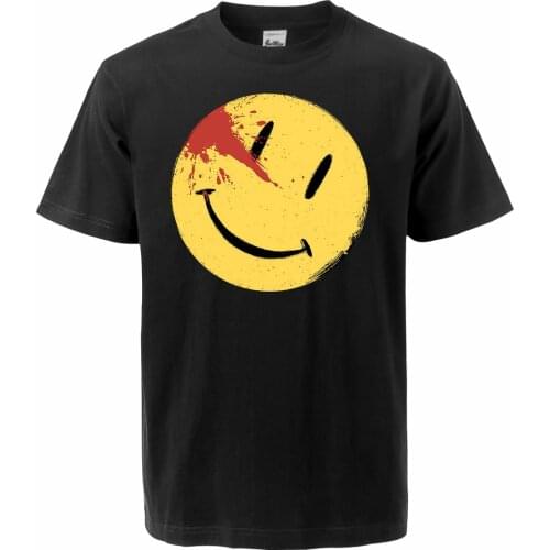 Smile Face Men T Shirts 2020 Summer Tops Tees 100% Cotton Short Sleeve Crew Neck Casual Cool T-shirts Funny Hip Hop Streetwear