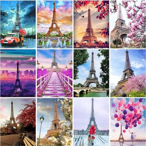 DIY Towel 5D Diamond Painting Full Square Drill Scenic Diamond Embroidery Cross Stitch Kits Mosaic Wall Art Home Decor