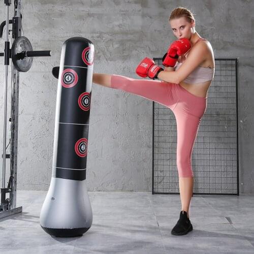 Inflatable Boxing Bag Training Pressure Relief Exercise Water Base Punching Standing Sandbag Pressure Relief Fitness Equipment