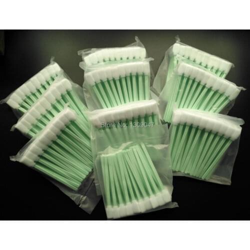 500pcs Inkjet Printhead Cleaning Stick Roland Mimaki Mutoh cleaning swabs Printer Printhead Cleaning Spare Parts