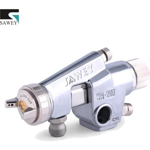 Ceramic Spray Gun SAWEY WA-200 Automatic paint sprayer gun nozzle size,1.2/1.5/2.0/2.5mm,FREE SHIPPING