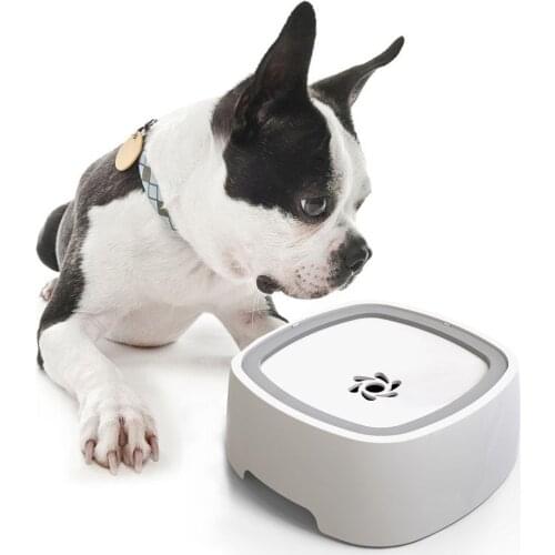 Dog Drinking Water Bowl 1L Floating Non-Wetting Mouth Cat Bowl Without Spill Drinking Water Dispenser ABS Plastic Dog Bowl