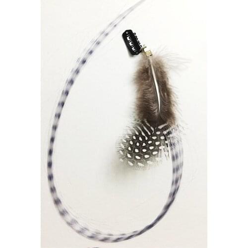 PRODİVA HAIR ACCESSORY KLİPSLİ SYNTHETIC PHEASANT FEATHER GRAY-10 PCS/PACK