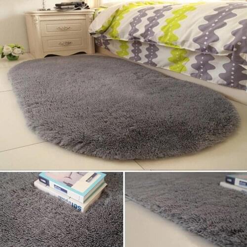 Fluffy Rugs Anti-Skid Shaggy Area Rug Dining Room Carpet Floor Mat Home Bedroom High Quality Rug Dropshipping Q50 Alfombras Gran