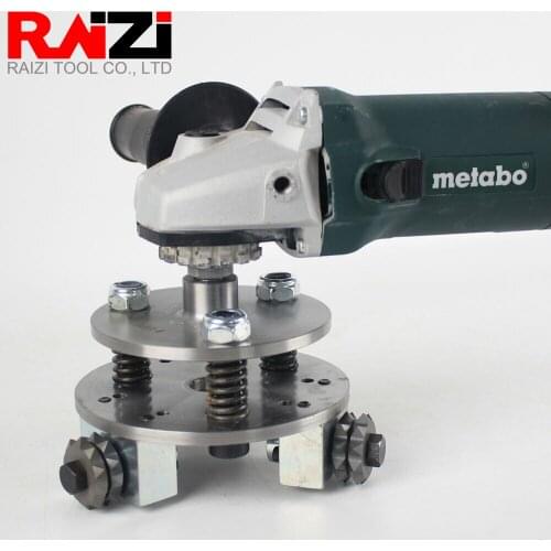 Raizi 5 inch/125mm Bush Hammer Wheel Plate for Angle Grinder Alloy Disk Litchi Surface for Hammered Granite Marble Concrete