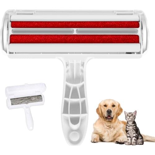 Pet Hair Remover Roller, Dog & Cat Fur Remover with Self-Cleaning Base, Efficient Animal Hair Removal Tool, Perfect for Carpet
