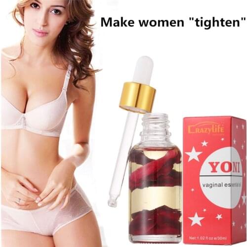Rose Essential Oil Deodorize Vagina Shrink Tighten Relieve Stress Increase Women Sexual Pleasure Women Vagina Essential Oil
