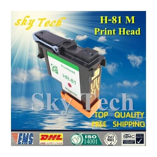 One Piece Magenta Remanufactured Print Head For HP81 M , For Hp DesignJet 5000 5500 printer