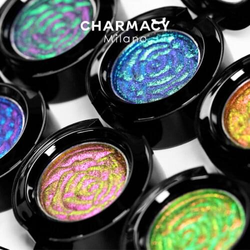 CHARMACY Insane Shifters Chameleon Eyeshadow High Pigment Duochrome Cosmetic Long Lasting Easy To Wear Single Glitter Eyeshadow