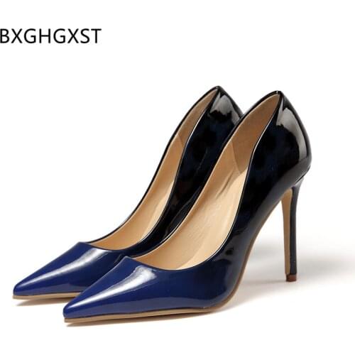High Heels Women Patent Leather Pumps Women Shoes Slip on Shoes for Women Wedding Shoes Bride Luxury Designer Shoes Talons Hauts