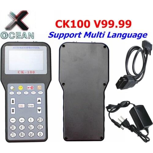 Newest Generation CK-100 V99.99 Universal with Mini Zed Bull Auto Key Programmer CK100 With Multi-language transponder