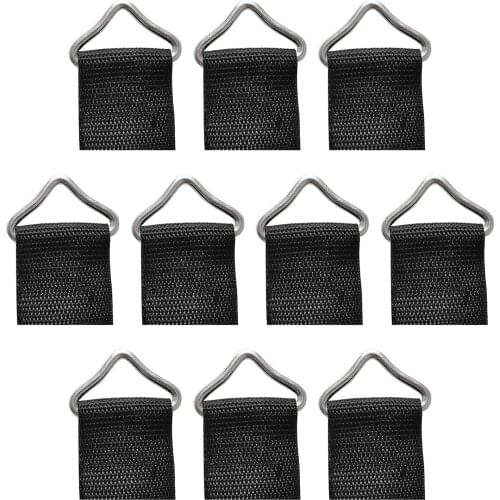 10PCS Trampoline Triangle Loop Buckle Web Trampoline Mattress Triangle Loop Buckle Universal Matching Ring V-ring