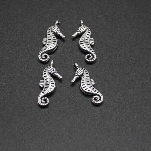 10pcs charm hippocampus alloy pendant DIY handmade jewelry accessories pendant