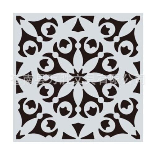 15*15 Mandala Layering Stencils Drawing Spray stencil DIY Scrapbook photo album Decorative Embossing DIY Card Crafts