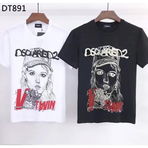 2021 New Fashion Trend Dsquared2 Mens Printed T-Shirt DT891