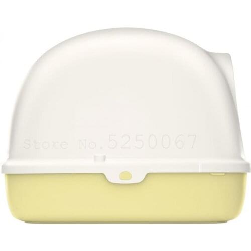 256 Closed Cat Litter Basin, Large Space, Large Cat Toilet, Single-layer, Double-layer Cat Excrement Basin, Durable Cat Products