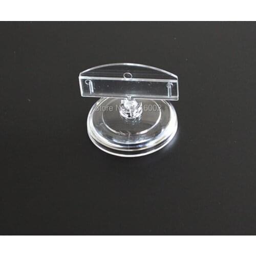 300pcs Clear Transparent Plastic Clips Adjustable Pop Desk Sign Price Tag Display Holder Wedding Table Name Card Holder