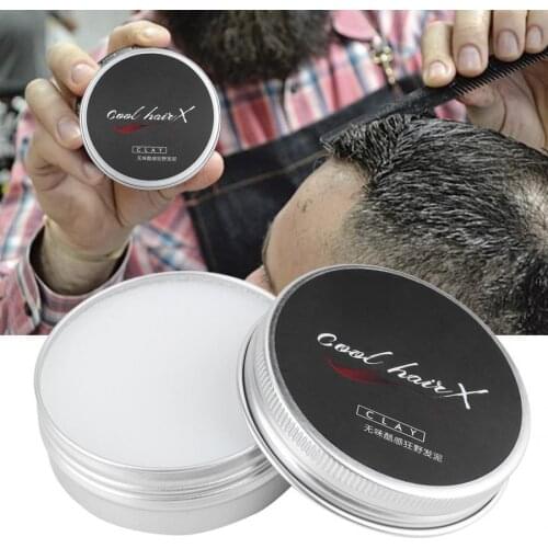 50g Fashion Matte Finished Hair Styling Clay Daily Use Men Hair Clay High Strong Hold Low Shine Hiardressing Hair Styling Wax