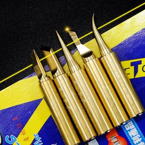 900T-T Dedicated Iron Head Oxygen free Pure Copper Soldering Tip For 936 Solder Station PCB BGA Welding Motherboard Tool