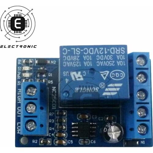 2 in 1 Pump Pour Water Automatic Controller DC 12V Liquid Level Sensor Switch Relay Module for Motor Fish Tank Waterhouse Irriga