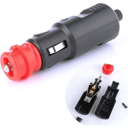 12V-24V Car Cigarette Lighter Power Connection Useful Convenient Stable Secure Cigaret Socket Adaptor Male Plug Power Adapter