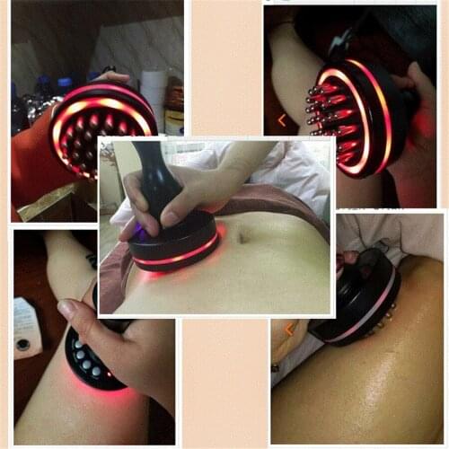 Far infrared micro-current meridian brush Slimming Detox micro frequency health physiotherapy instrument Stainless steel probe