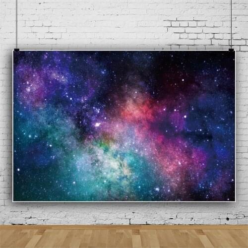 Baby Birthday Photozone Universe Space Planets Glitters Earth Little Astronaut Newborn Backdrops Photography Backgrounds