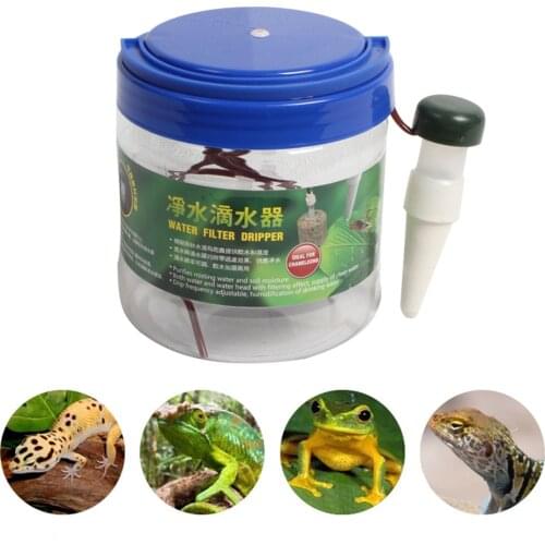 Chameleon Water Drinker Rainforest Cylinder Reptile Humidifier Flower Automatic Watering Sprinkler Pet Drinking Fountain Lizard