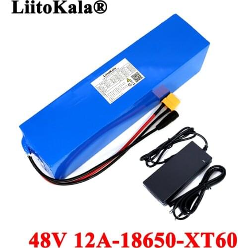 48V 12Ah 18650 E-bike battery li ion battery pack bicycle scoot conversion kit bafang 1000W XT60/T plug with Charger