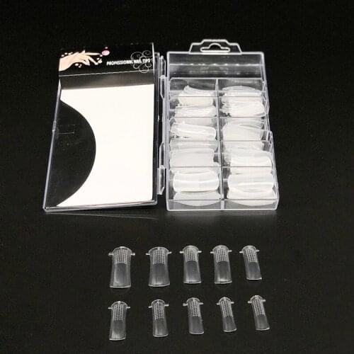 Nail Extended Flase Tips Guide Form Nail Art Salon Accessoires Manicure Tool Full Cover 100pcs/set Nails UV Gel Builder New