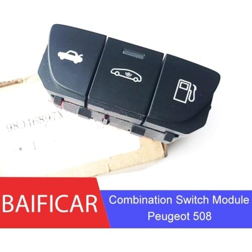 Baificar Brand New Genuine Electronic Combination Switch Module Fuel Tank Trunk Luggage Switch 98046897XT For Peugeot 508