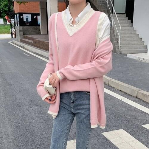 Autumn and Winter New Small Fragrance Cashmere Two-piece Cardigan Womens Buttonless Jacket Long-sleeved Wool Knit Sweater Suit