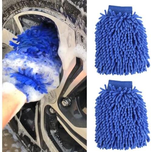 Car Wash Gloves Car Cleaning Tool for Lada Granta Largus Kalina 4*4 Priora 2110 for BMW E46 E60 E90 E91 E92 E93 F30