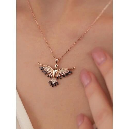 Silver Pazarım Phoenix Silver Necklace