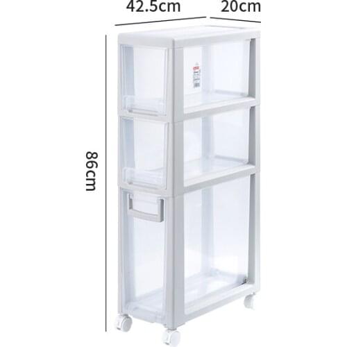 Toilet Shelf Side Storage Gap Drawer Storage Cabinet