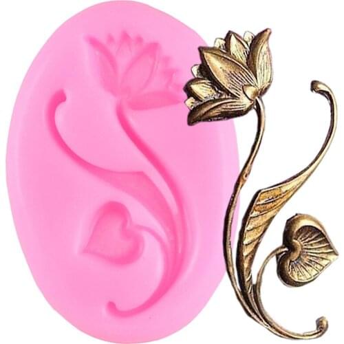 Sugarcraft Flower Silicone Molds Cupcake Topper Fondant Cake Decorating Tools Jewelry Resin Clay Candy Chocolate Gumpaste Moulds