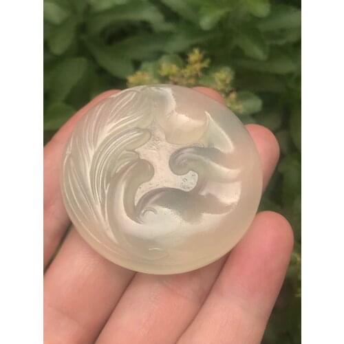 100% natural xiuyu jade grade A jade pendant handcarved ice fox jade necklace men women pendants
