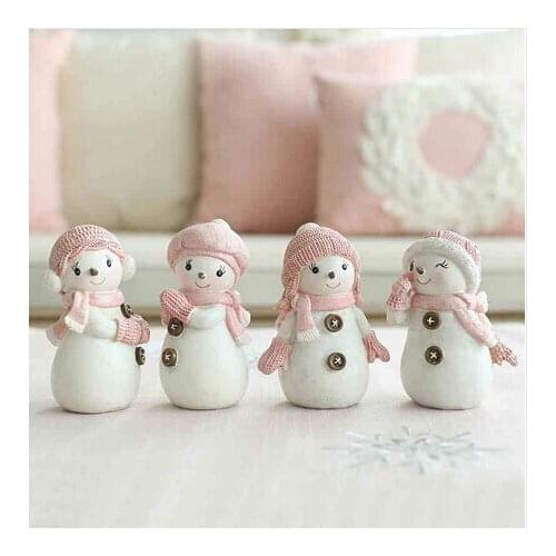 3D Baby Mold Christmas Snowman Candle Mould Silicone Soap Mold Doll Christmas Gifts Cute Baby Snowman Candle Molds Resin Clay