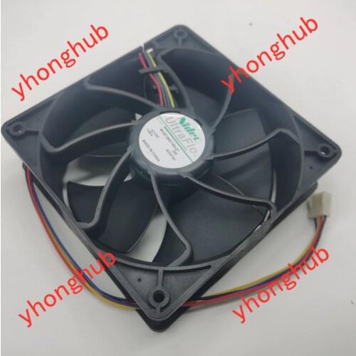 Nidec W12E12BS11B5-07 DC 12V 1.65A 120x120x38mm 4-Wire Server Cooling Fan