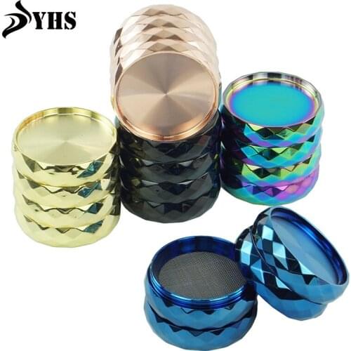 4 Layers Tobacco Grinder Herb Grinders Herb Grinder Cigarette Accessories Random Colors