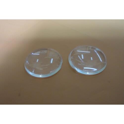 5PCS 18mm Dia Focal Length 16mm Optical Glass Double Convex Lens Bi-convex Magnifying Glass Lenses Machine Engraving Laser Lens