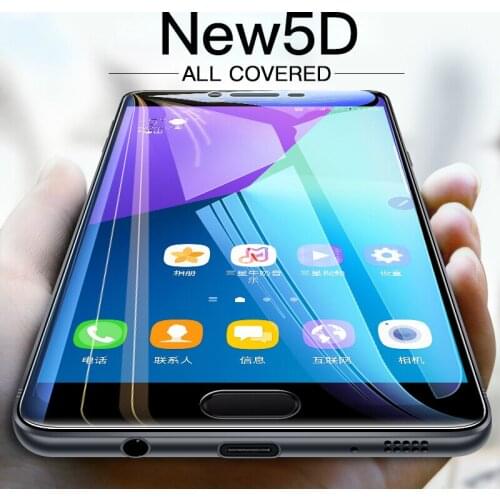 9H 5D Tempered Glass For Samsung Galaxy A3 A5 A7 2016 2017 Screen Protector Film For Samsung A5 A7 A8 Plus 2018 Protective Glass