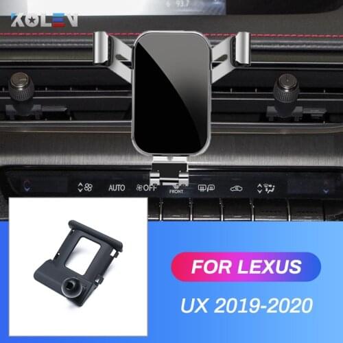 Car Mobile Phone Holder For Lexus UX200 UX260H 2019 2020 Gravity GPS Stand Special Mount Air Vent Clip Clamp Navigation Bracket