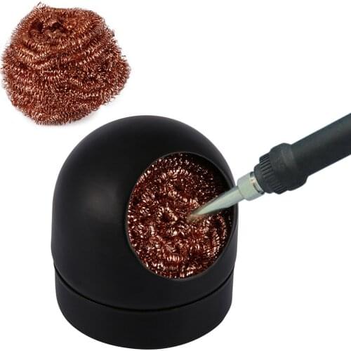 Clean Ball Desoldering Soldering Iron Mesh Filter Cleaning Nozzle Tip Copper Wire Cleaner Ball Metal Dross Box Clean Ball #50g