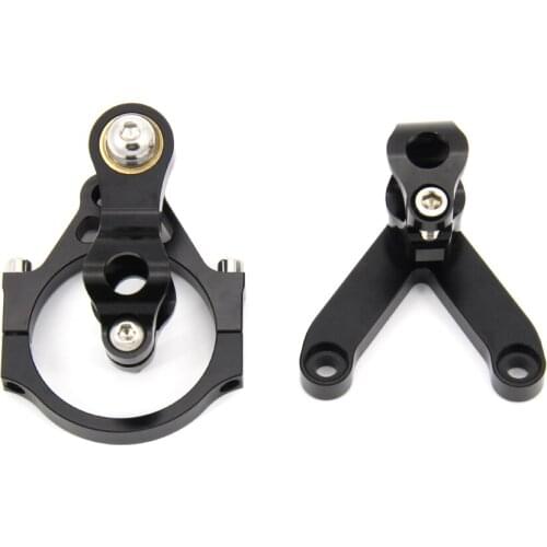 For Ducati 848 2008 2009 2010 CNC Motorcycle Steering Damper Stabilize Bracket Mounting Kit Support