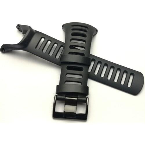 For SUUNTO Ambit 1 2 2R 2S 24mm Men Watchs Waterproof Rubber Strap Watchband Steel Black Buckle With Screwdriver